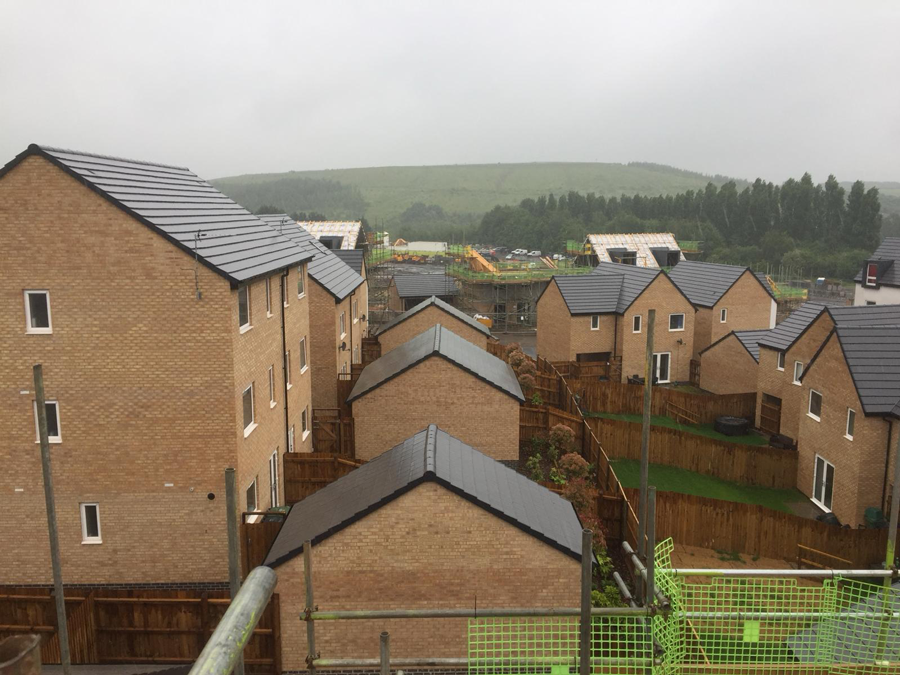 housing estate roofing - new build roofs